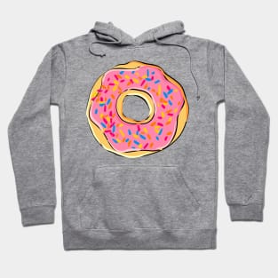 Donut with icing and sprinkling Hoodie